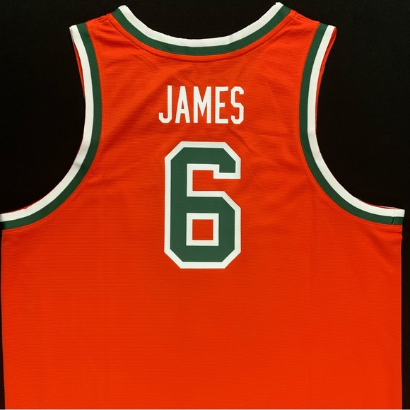 SOLD NWT Nike LeBron James Florida A&M Rattlers FAMU #6 Orange Jersey Men’s M - Picture 2 of 7